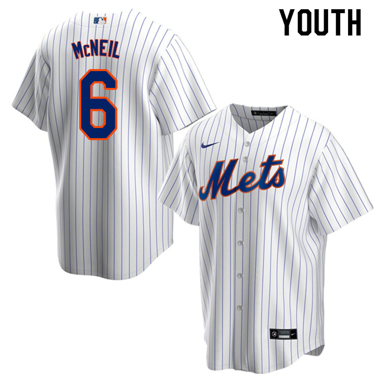 Nike Youth #6 Jeff McNeil New York Mets Baseball Jerseys Sale-White